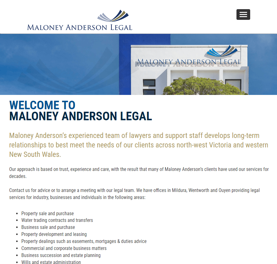 Maloney Anderson Legal