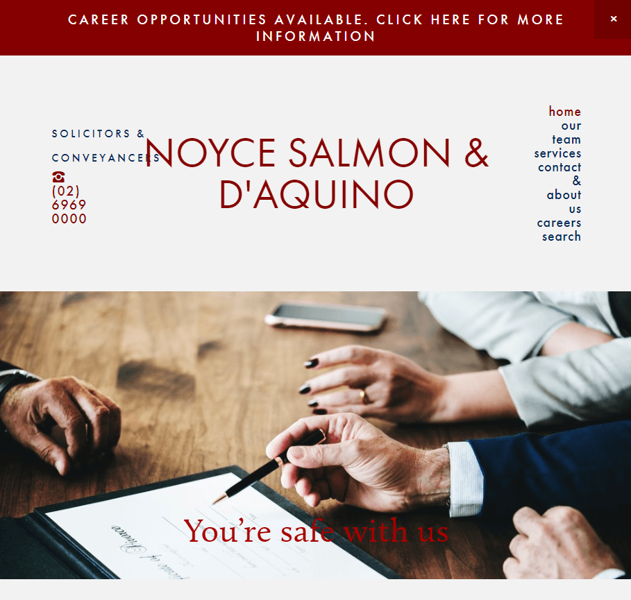 Noyce Salmon & D'Aquino