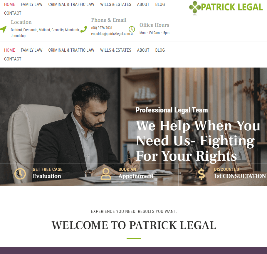 Patrick Legal