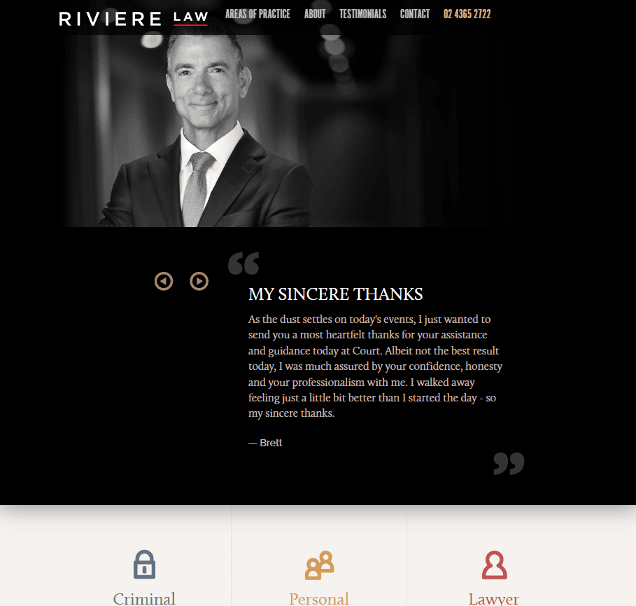 Riviere Law
